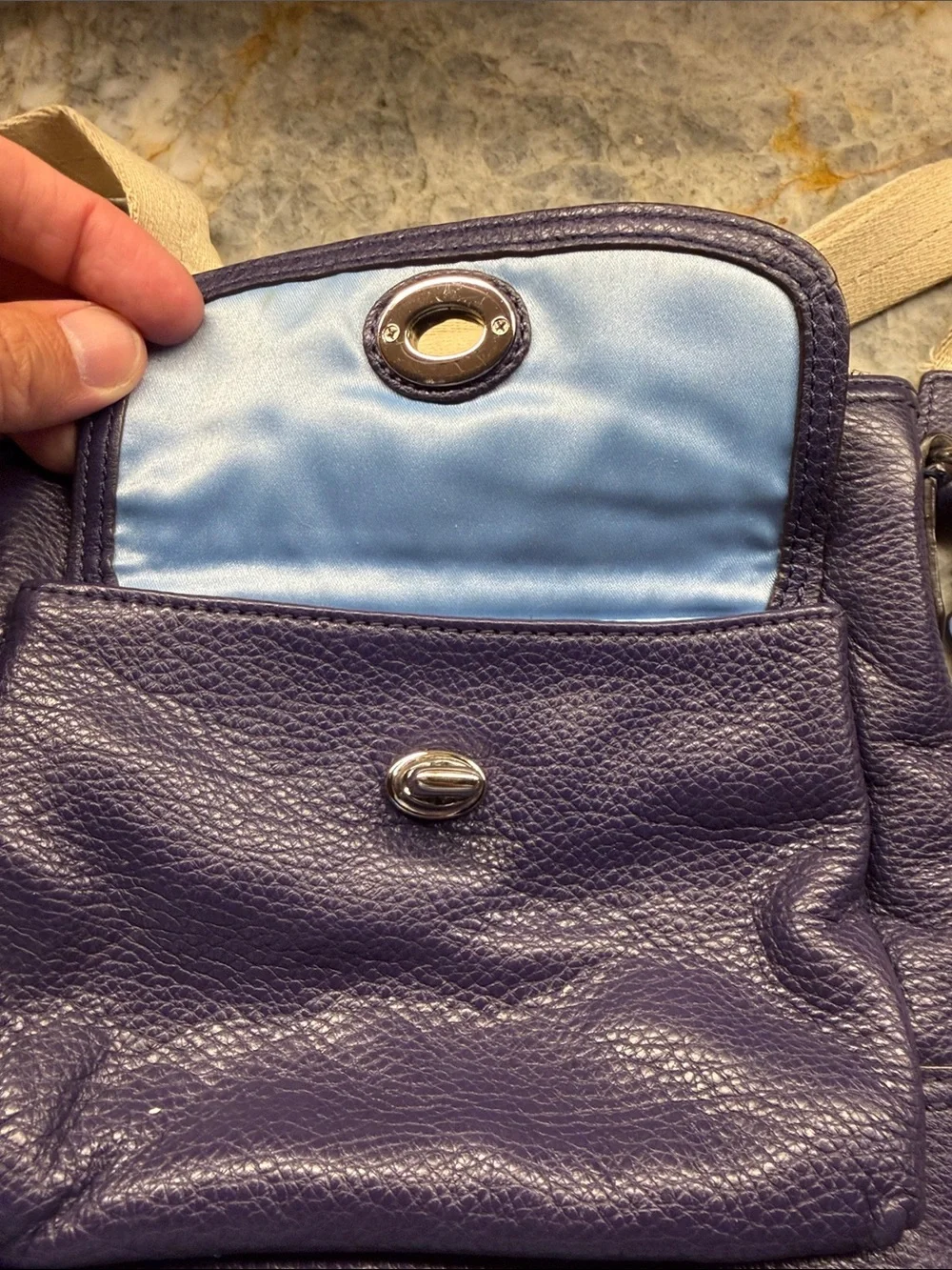 Coach soft pebbled